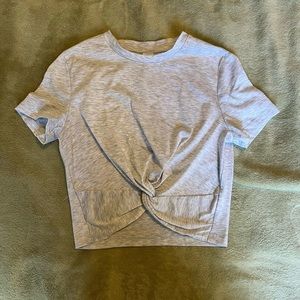 Cropped twist tee